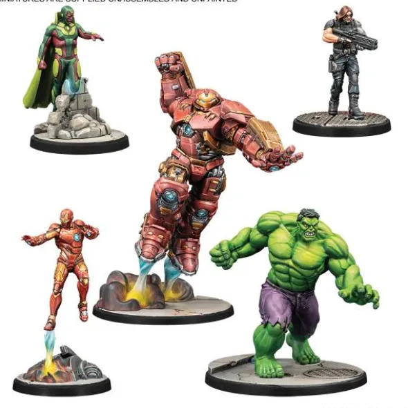 Marvel: Crisis Protocol - Avengers Brains & Brawn Character Pack (Erw.)