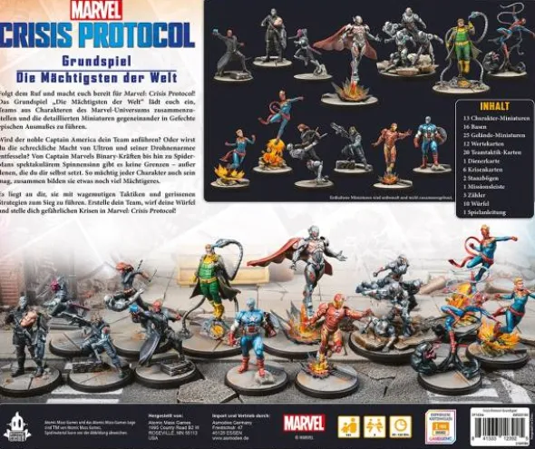 Marvel: Crisis Protocol Grundspiel - Die Mächtigsten der Welt