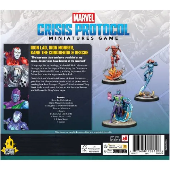 Marvel: Crisis Protocol - Iron Lad, Iron Monger, Kang the Conqueror & Rescue Character Pack (Erw.)