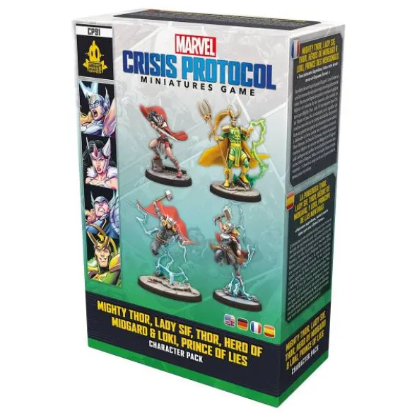 Marvel: Crisis Protocol - Mighty Thor, Lady Sif, Thor, Hero of Midgard & Loki, Prince of Lies (Erw.)