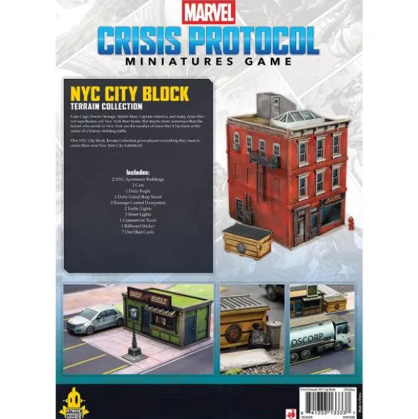 Marvel: Crisis Protocol - NYC City Block Terrain Collection (engl.)