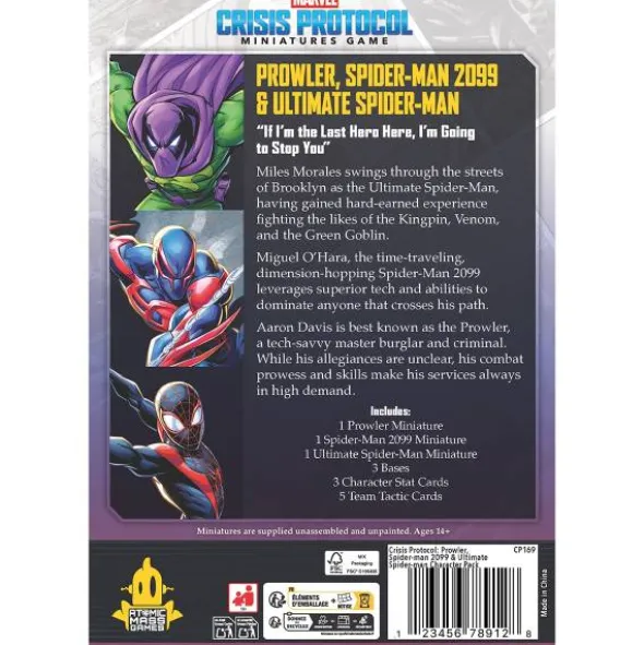Marvel: Crisis Protocol - Prowler, Spider-Man 2099 & Ultimate Spider-Man (exp.) (engl.)