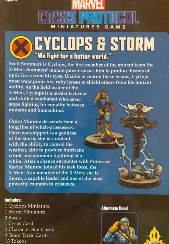 Marvel Crisis Protocol: Storm and Cyclops (Exp.) (engl.)