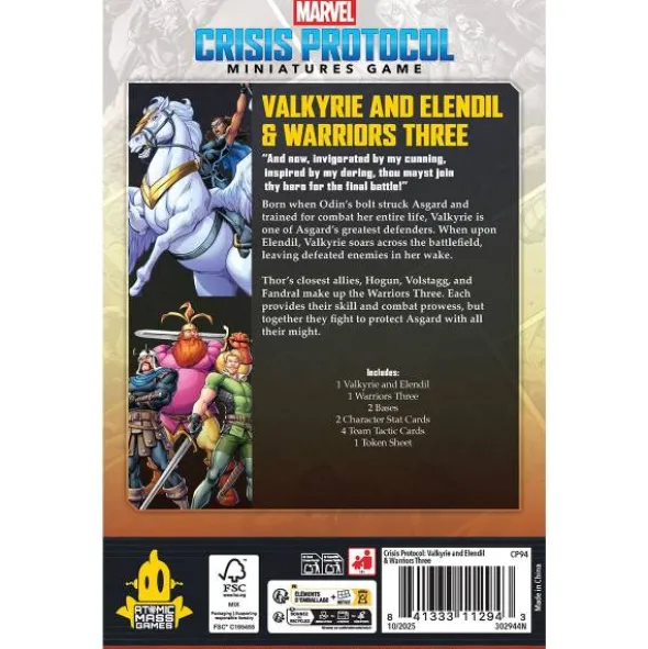 Marvel: Crisis Protocol - Valkyrie and Elendil & Warriors Three Character Pack (Exp.) (engl.)