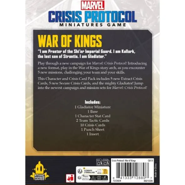 Marvel: Crisis Protocol - War of Kings Character and Crisis Card Pack (Erw.)