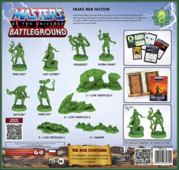 Masters of the Universe: Battleground - Wave 8: Snake Men Faction (Erw.)