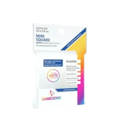 MATTE Mini Square-Sized Sleeves Clear