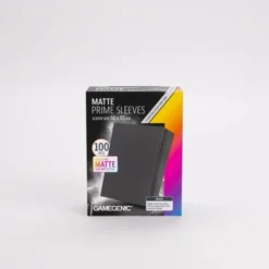 Matte Prime Sleeves Black 66mm x 91mm