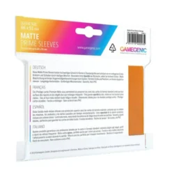 Matte Prime Sleeves Orange