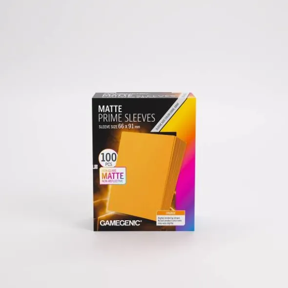 Matte Prime Sleeves Orange 66mm x 91mm