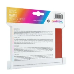 Matte PRIME Sleeves Red