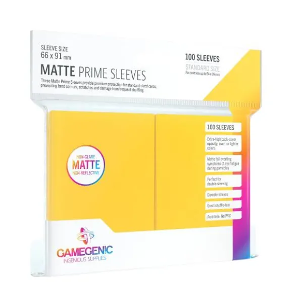 Matte Prime Sleeves Yellow