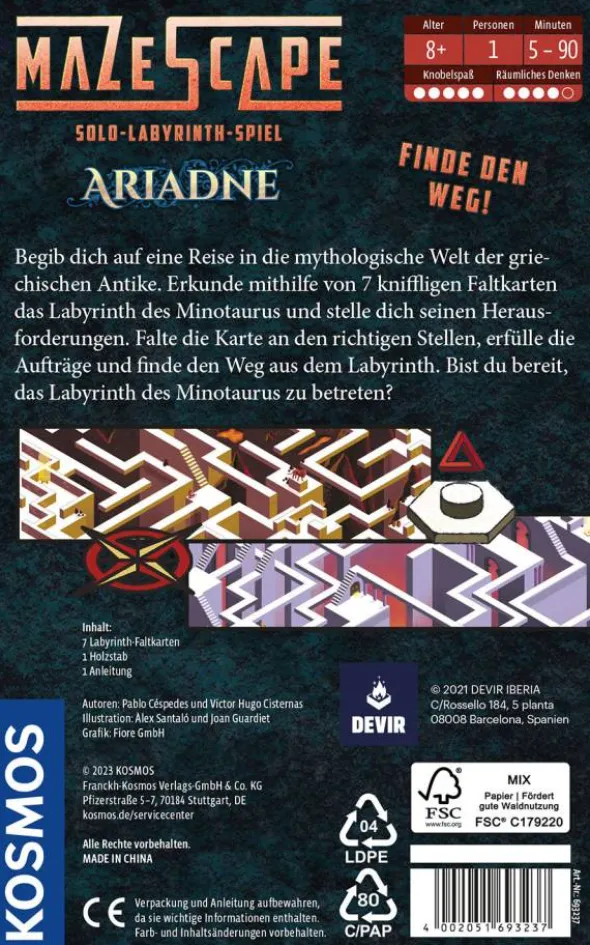 Mazescape Ariadne (deutsch)