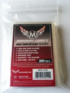 Mini Chimera Game Sleeves (100) 43mm x 65mm (rot) - 7045