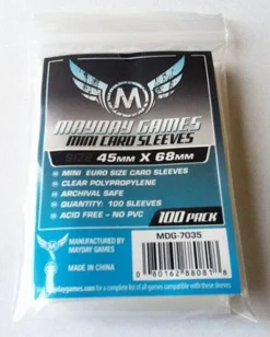 Mini Euro Card Sleeves (100) 45mm x 68mm - 7035