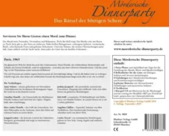 Mörderische Dinnerparty: Das Rätsel der blutigen Schere