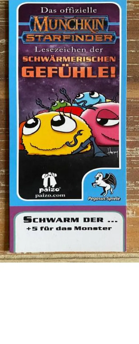 Munchkin Starfinder: Lesezeichen der schwärmerischen Gefühle (Promo)