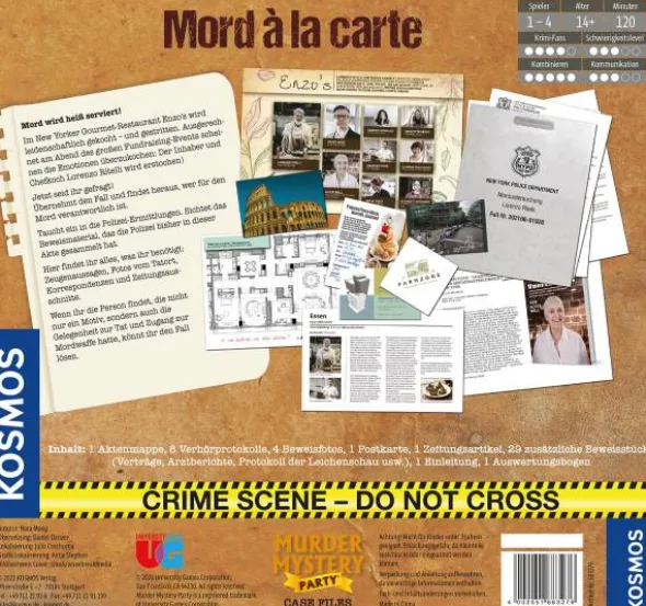 Murder Mystery Case File - Mord à la carte