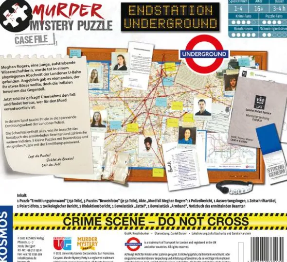 Murder Mystery Puzzle - Endstation Underground
