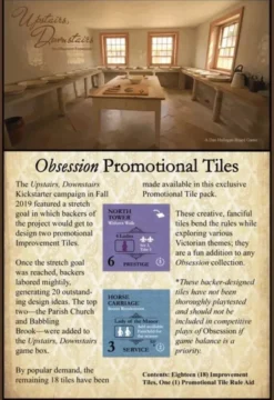 Obsession Board Game: Promotional Tiles (Exp.) (engl.)