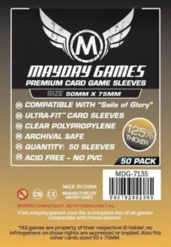 Premium Card Sleeves Sails of Glory (50pcs) 50mm x 75mm - 7135