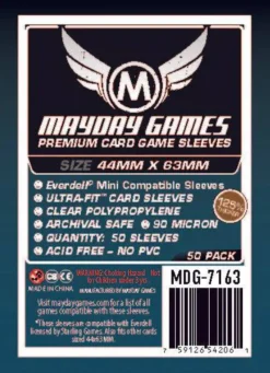 Premium Everdell Mini Compatible Sleeves (50pcs) 44mm x 63mm - 7163