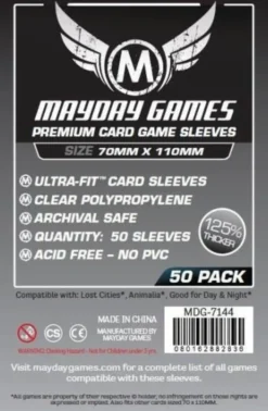 Premium Magnum Silver Sleeve Lost City (50pcs) 70mm x 110mm - 7144