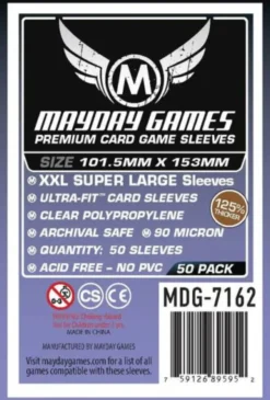 Premium XXL Super Large Sleeves (50pcs) 101,5mm x 153mm - 7162