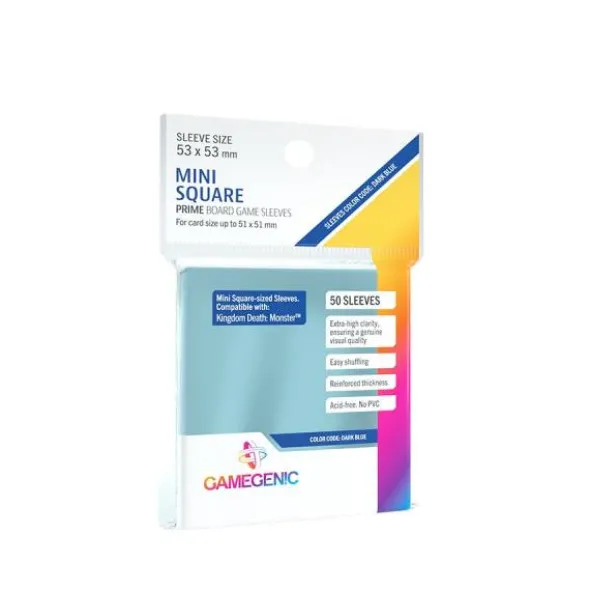 PRIME Mini Square-Sized Sleeves Clear