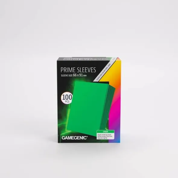 Prime Sleeves Green 66mm x 91mm