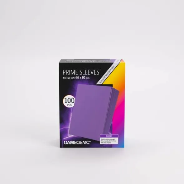 Prime Sleeves Purple 66mm x 91mm