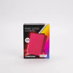 Prime Sleeves Red 66mm x 91mm