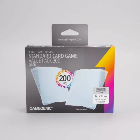 Prime Sleeves Standard Card Game-Size Value Pack 200