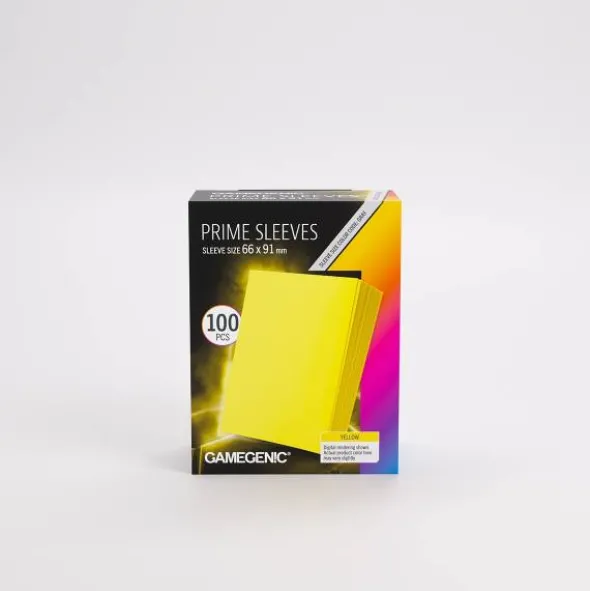 Prime Sleeves Yellow 66mm x 91mm