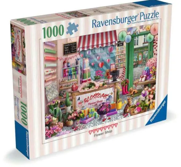 Puzzle: Der kleine Blumenladen (1000 Teile)