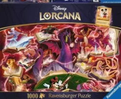 Puzzle: Disney Lorcana - Glimmers of the Realm: Ruby (1000 Teile)