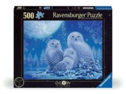 Puzzle: Eulen im Mondschein (500 Teile)
