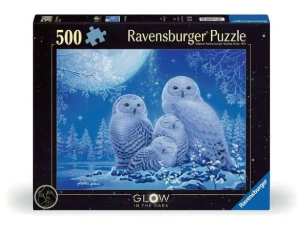 Puzzle: Eulen im Mondschein (500 Teile)