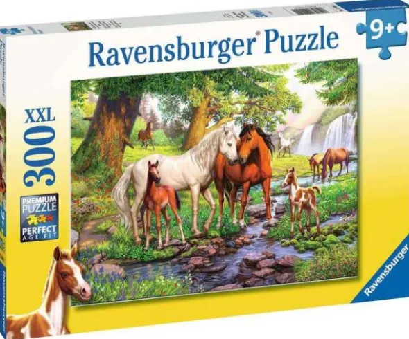 Puzzle: Wildpferde am Fluss (300 XXL Teile)