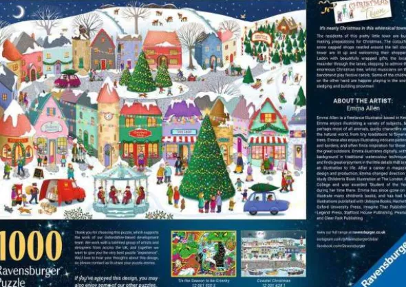 Puzzle: Zauberhafte Weihnachtsstadt (1000 Teile)