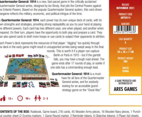 Quartermaster General 1914 Reprint (engl.)