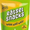 Rätsel Snacks: Wann war was?