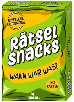 Rätsel Snacks: Wann war was?