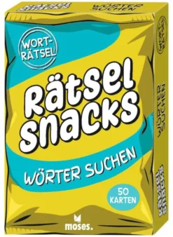 Rätsel Snacks: Wörter suchen