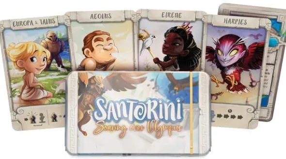 Santorini 2nd. Edition Soaring over Mount Olympus God Pack (Exp.) (engl.)