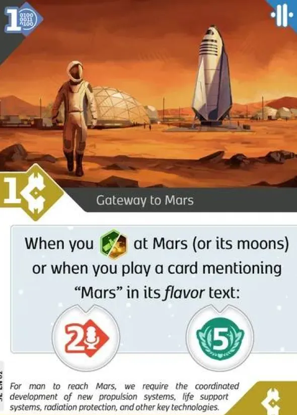 SETI Gateway to Mars Promo Card (Exp.) (engl.)