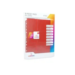 Sideloading 18-Pocket Pages 10pcs pack Red