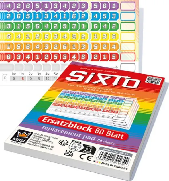 Sixto - Ersatzblock (Erw.)
