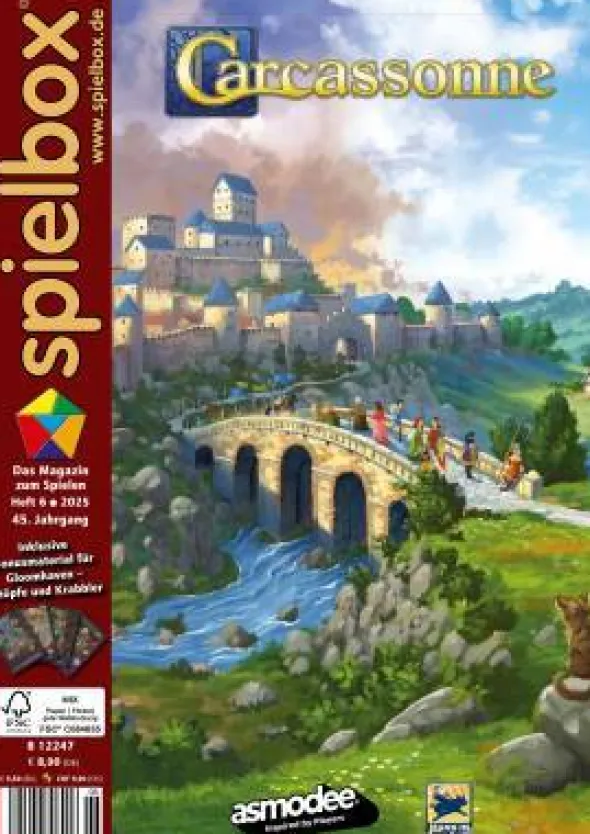 spielbox 2025 Heft 6 (inkl. Mini-Erw. für Gloomhaven: Knöpfe und Krabbler)
