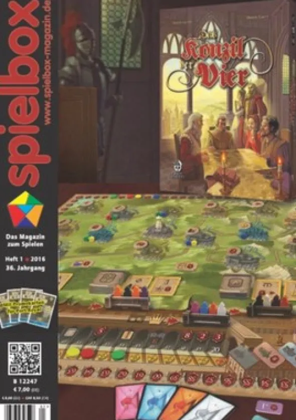 Spielbox 2016 Heft 1 (inkl. Promo für Port Royal)